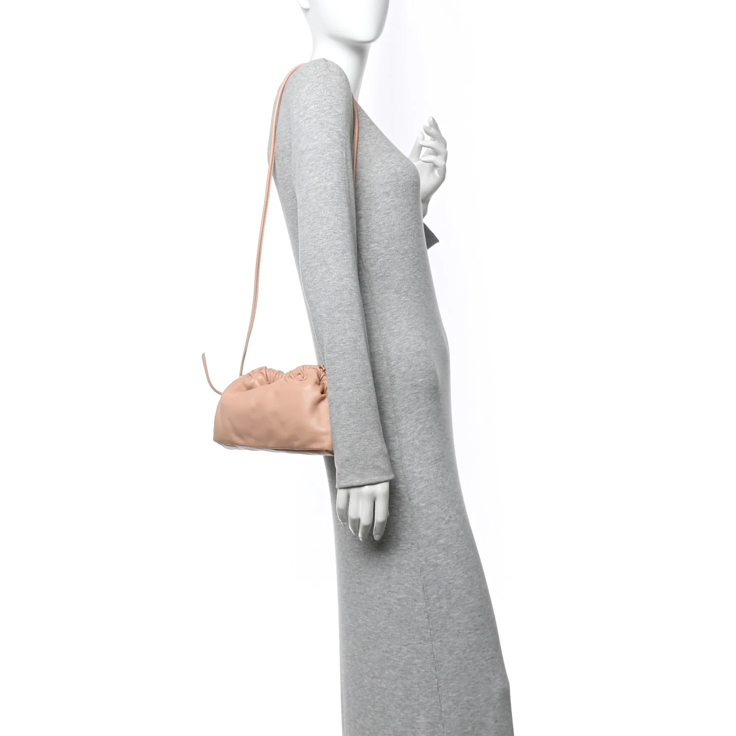 Lambskin Mini Cloud Clutch Trucco