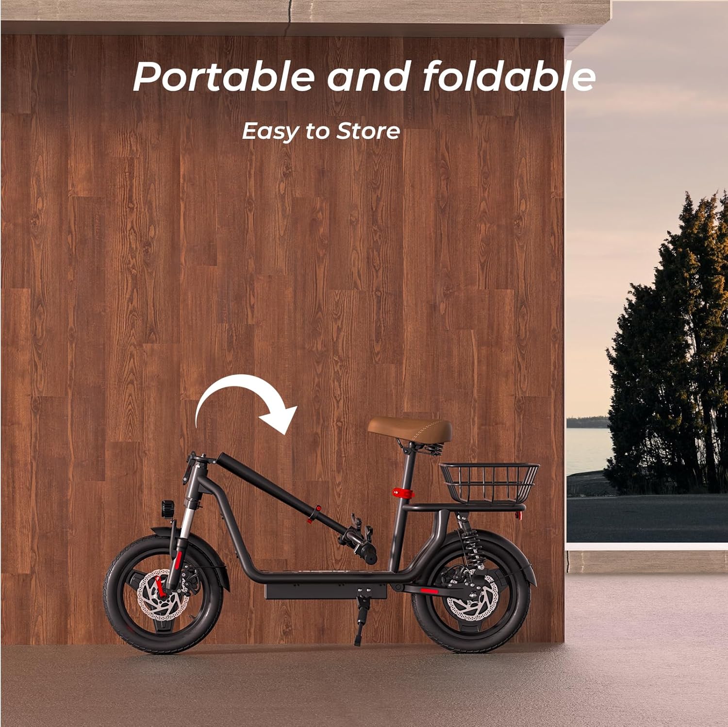 Trottinette électrique iScooter avec siège, autonomie de 60/34 km, vitesse maximale de 45/30/25 km/h, double suspension et panier