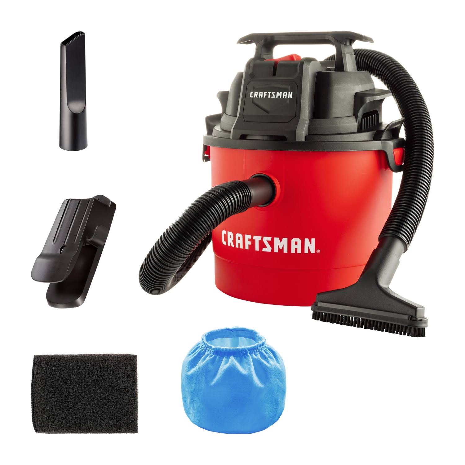 Craftsman 2.5-Gallon Corded Portable Wet/Dry Shop Vacuum (Corded)