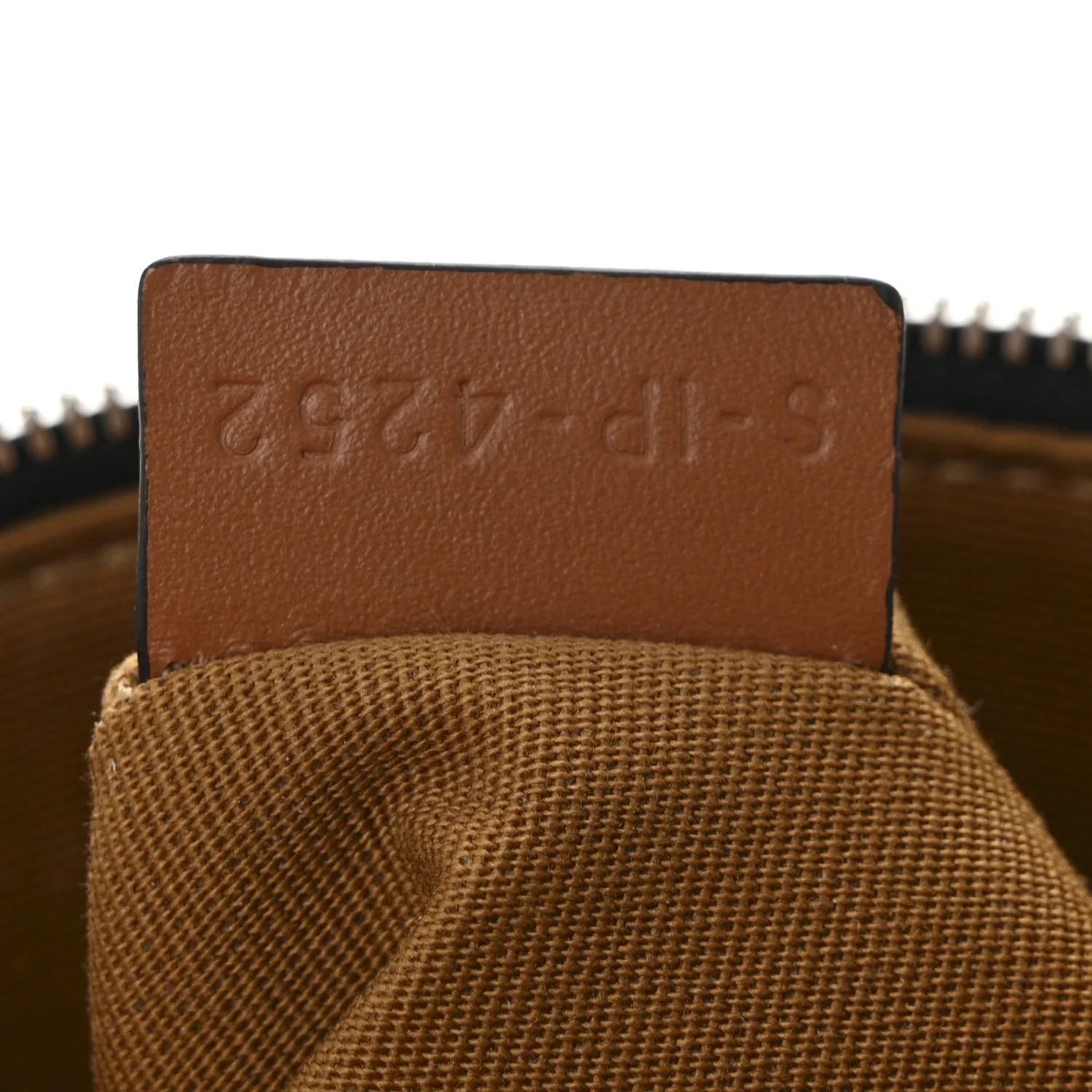Triomphe Canvas Vertical Cylinder Bag Tan