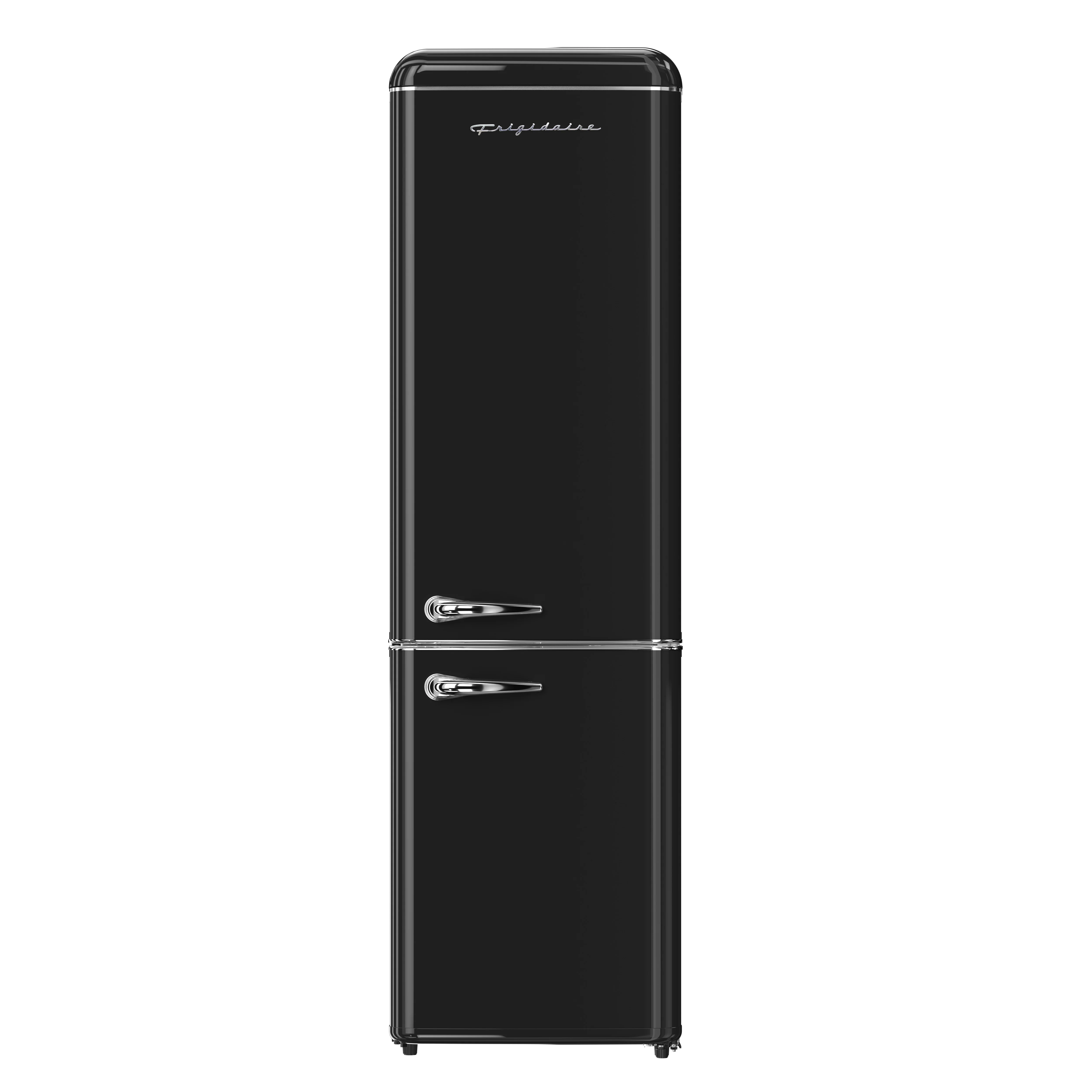 9.0 Cu. Ft. Bottom Mount Retro Refrigerator, Black(Black) - Image 2