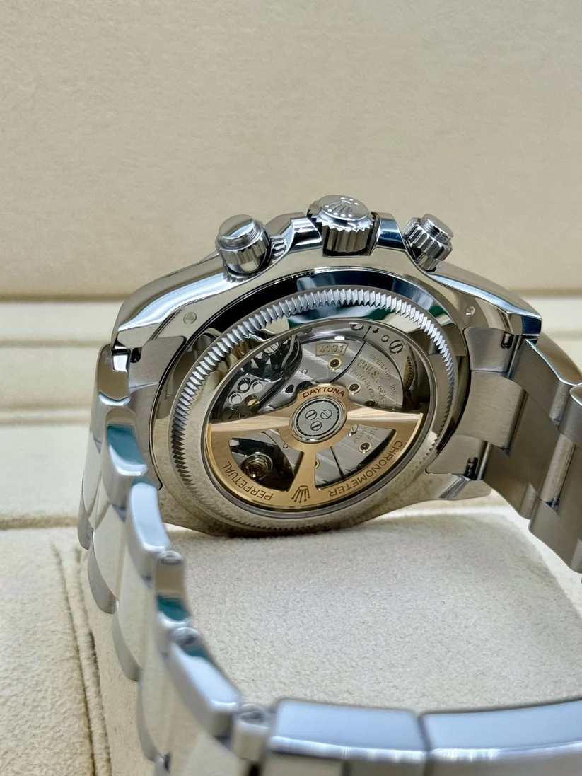[Super Clone]Rolex Daytona 40mm Platinum Ice Blue Diamond Baguette Dial  m126506-0002