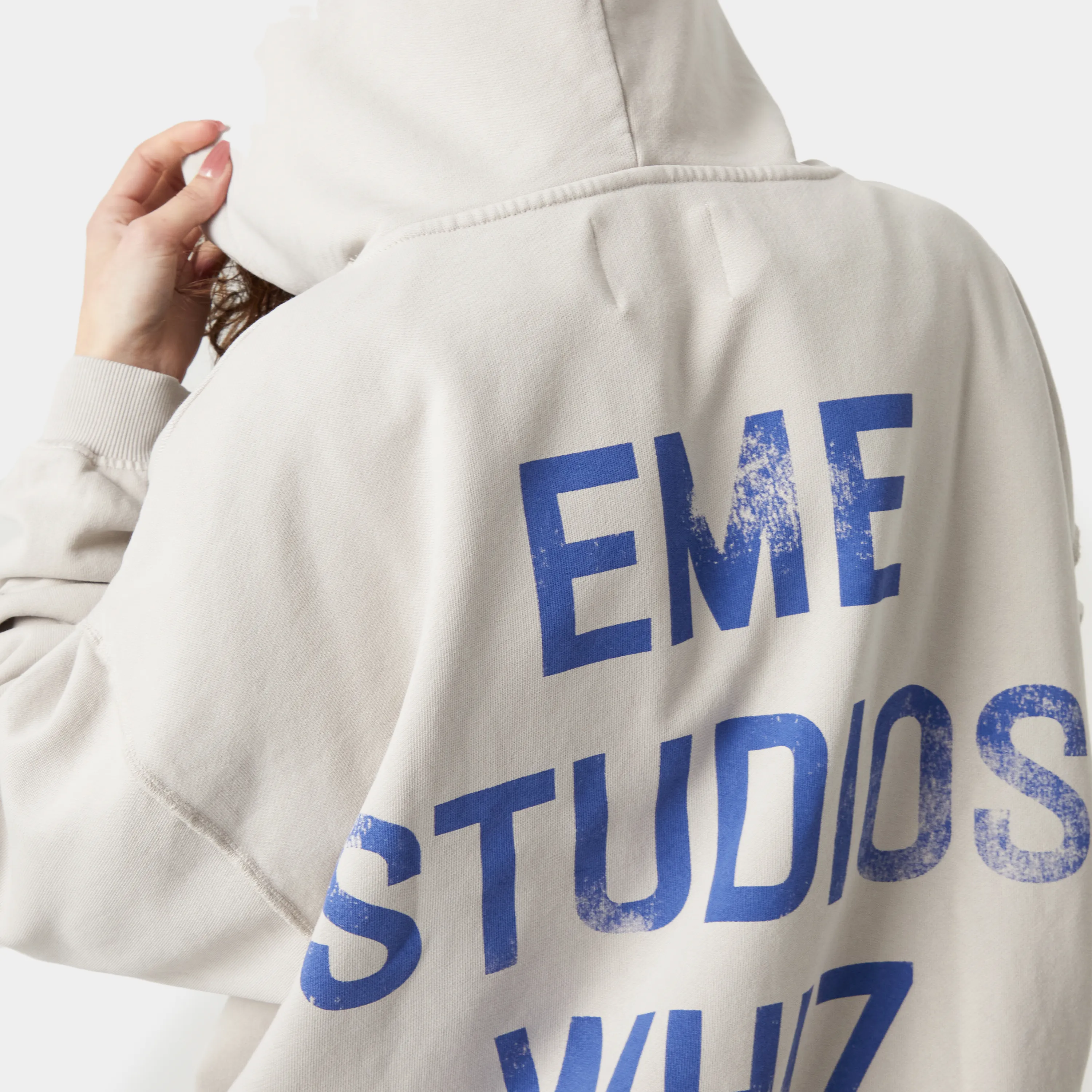Whiz Soft Stone Oversized Hoodie