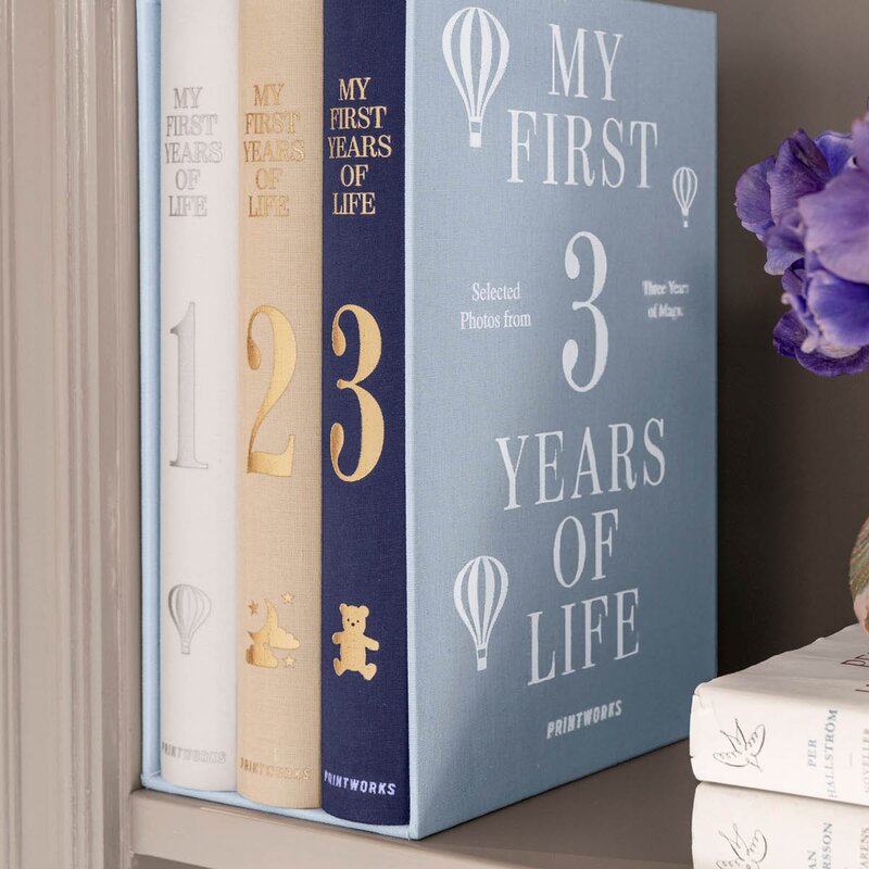 My First 3 Years fotobok 3 stk