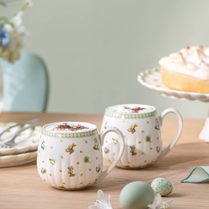 Easter Delight krus 36 cl 2 stk hvit