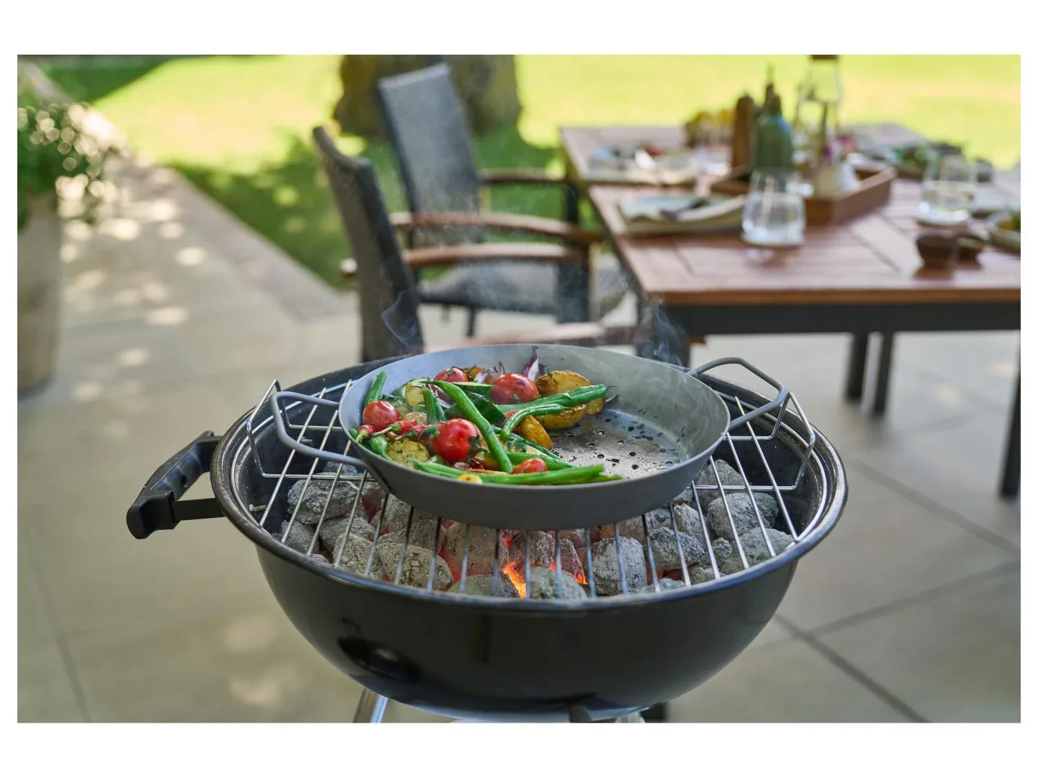 GRILLMEISTER Pole  griller en fer