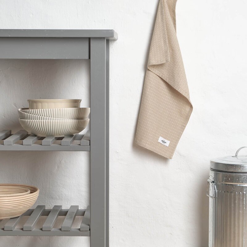 Kjøkkenhåndkle 35x60 cm stone khaki