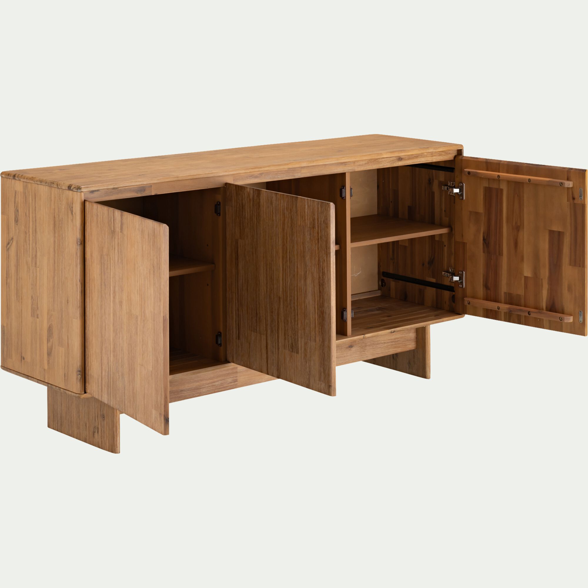 NAIS - Buffet bas en bois 3 portes - naturel