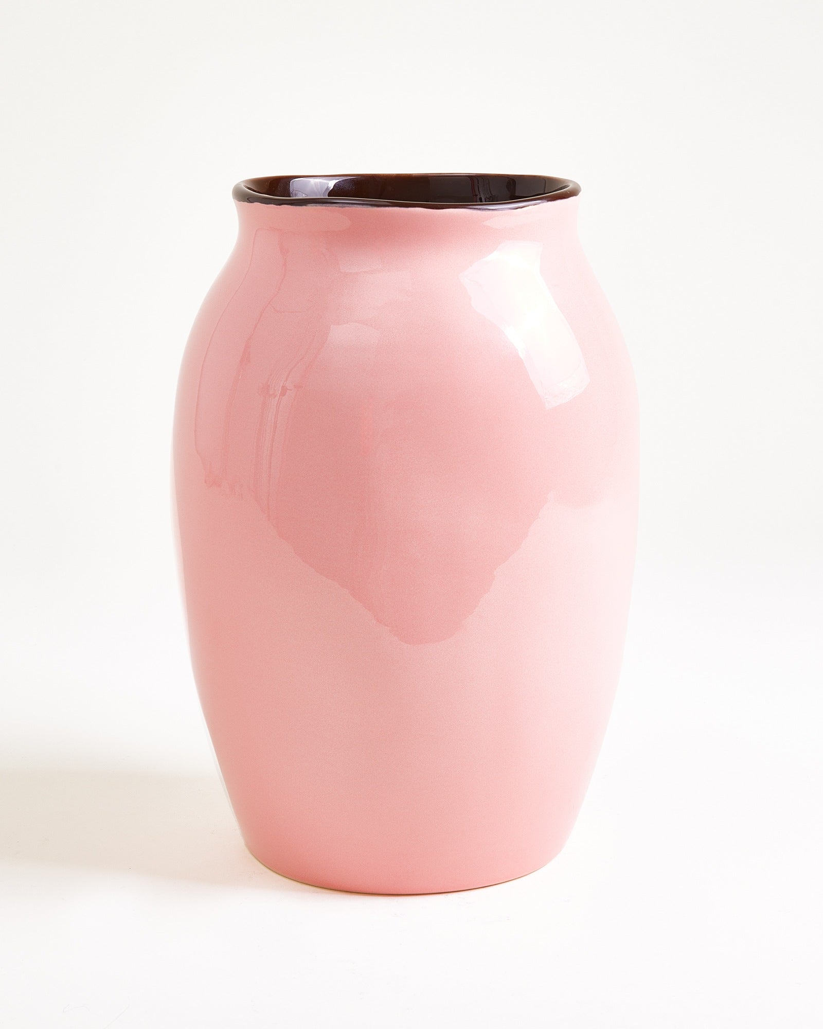 SOMBRA VASE L PINK BROWN