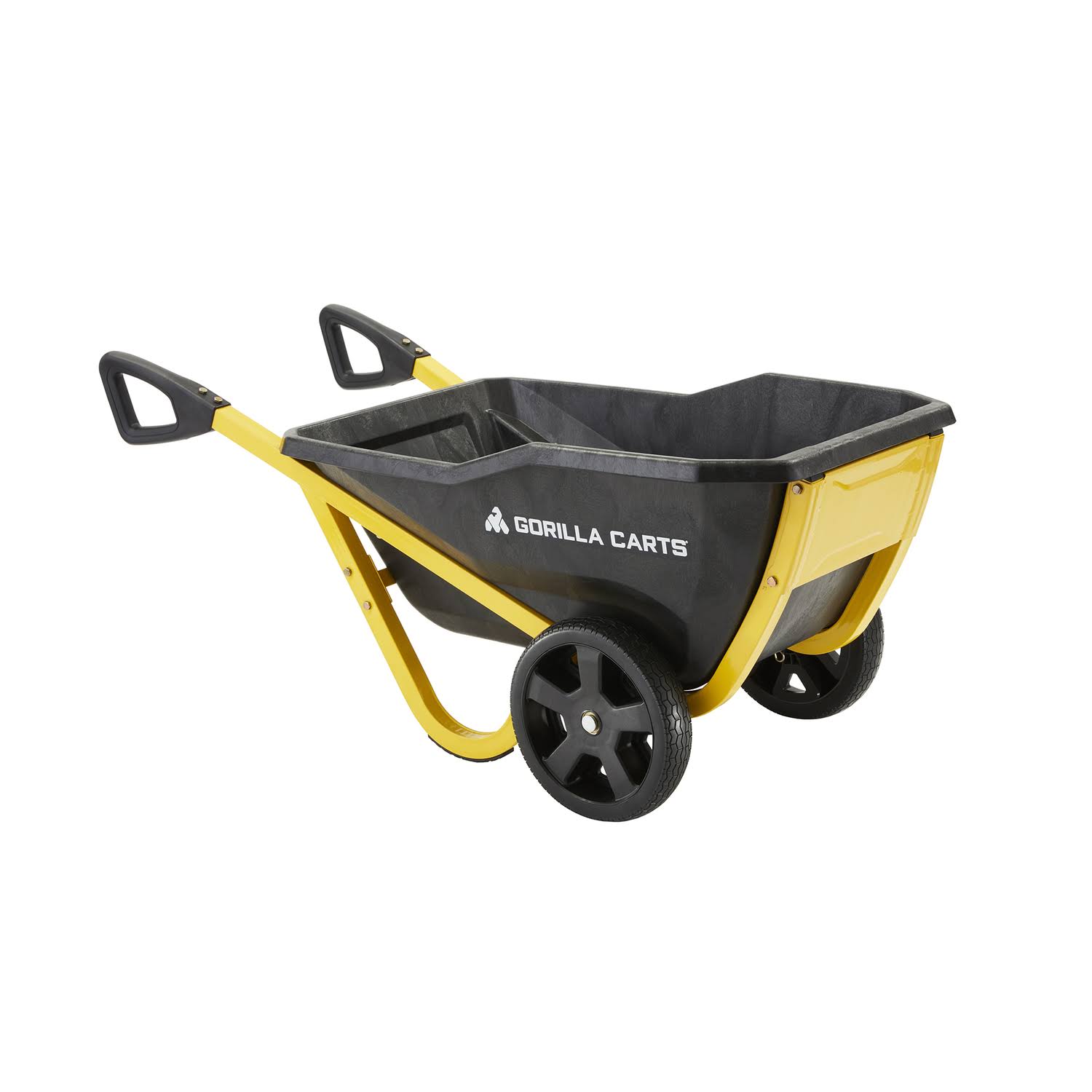 Gorilla Carts Poly Yard Cart 600 lb. Cap.