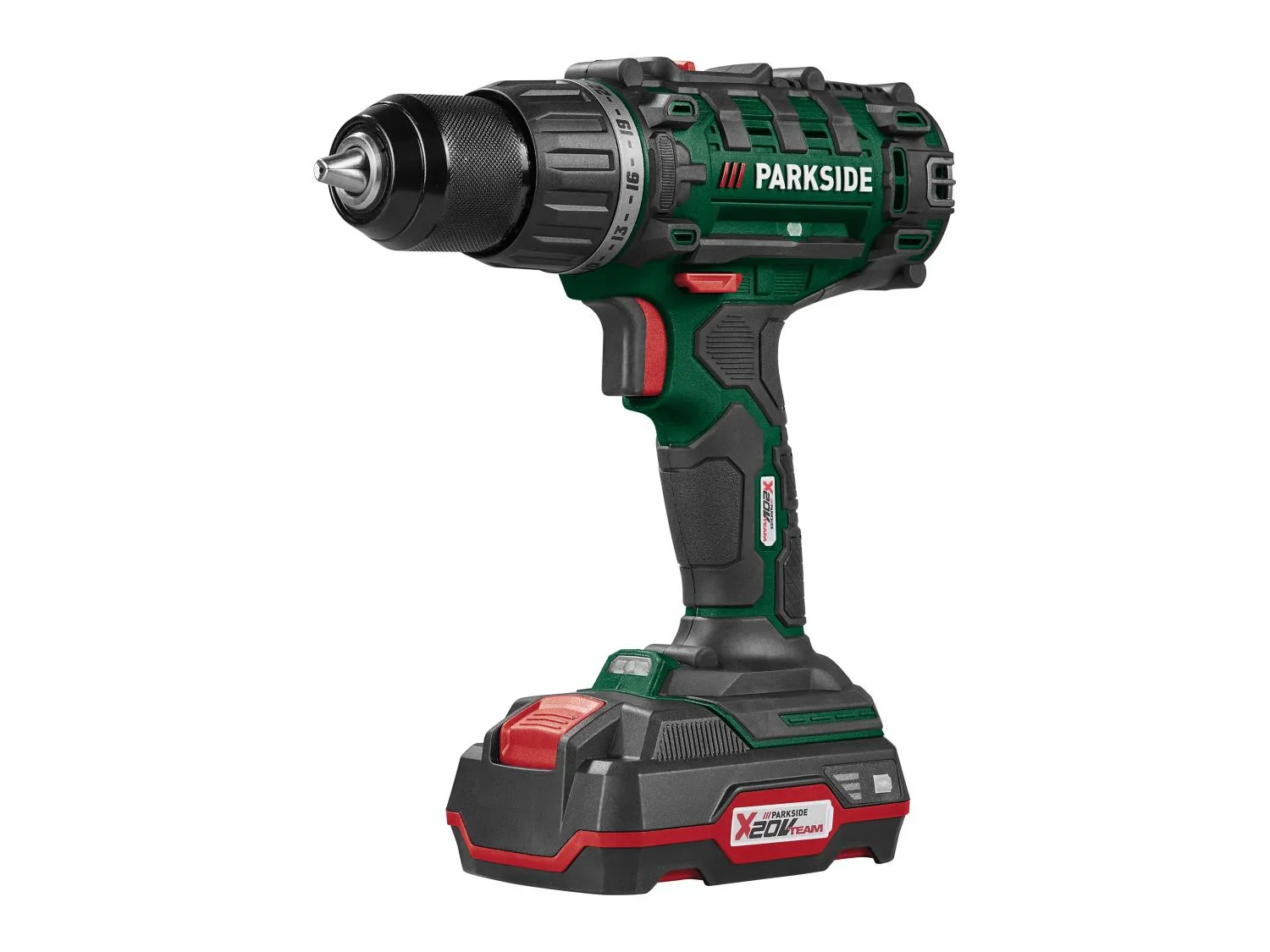 PARKSIDE Set perceuse-visseuse sans fil PABS 20-Li G8 + batterie + chargeur, 20 V