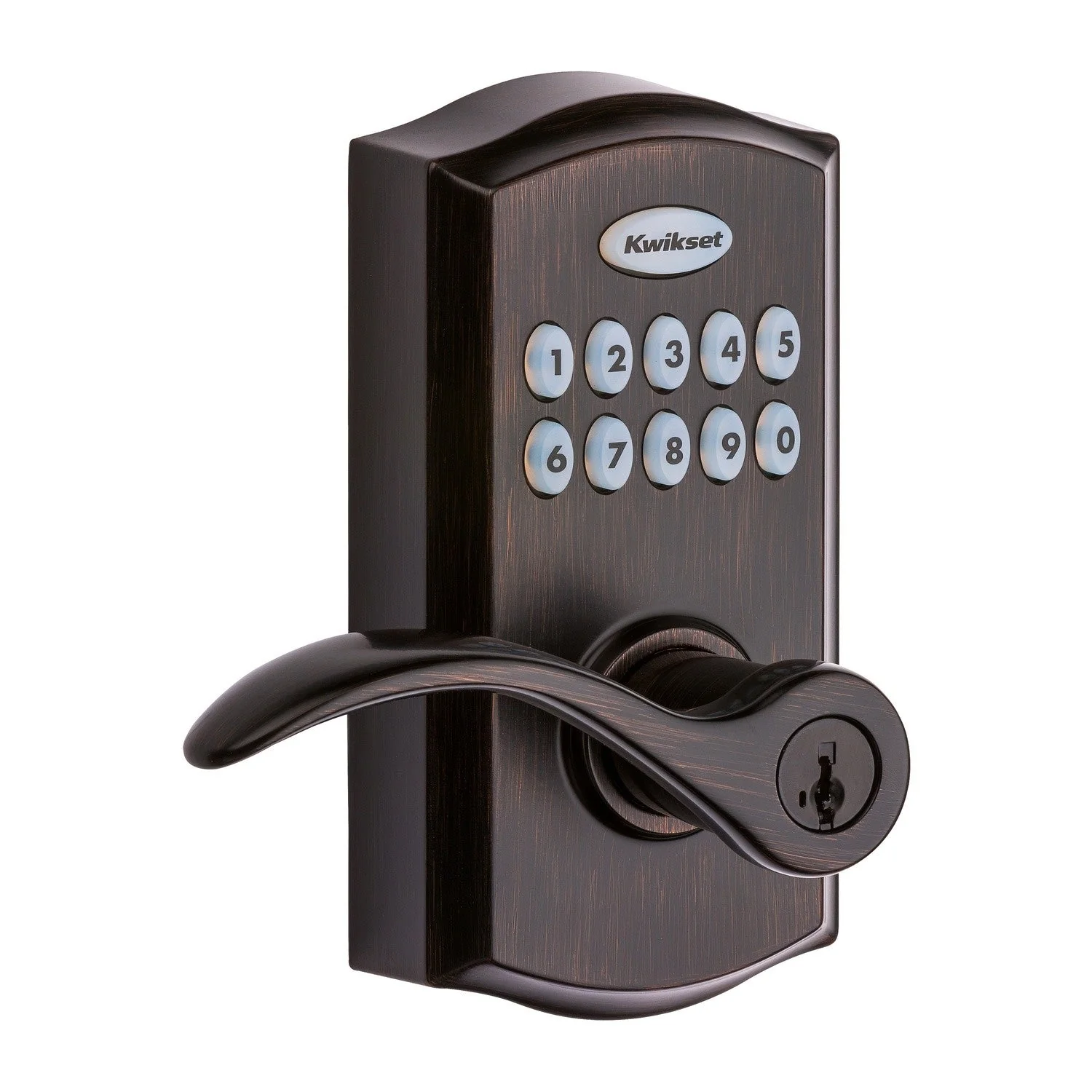 Kwikset 955PML Pembroke Smartcode Electronic Keypad Door Lever - TA Screen Specialist, Inc.