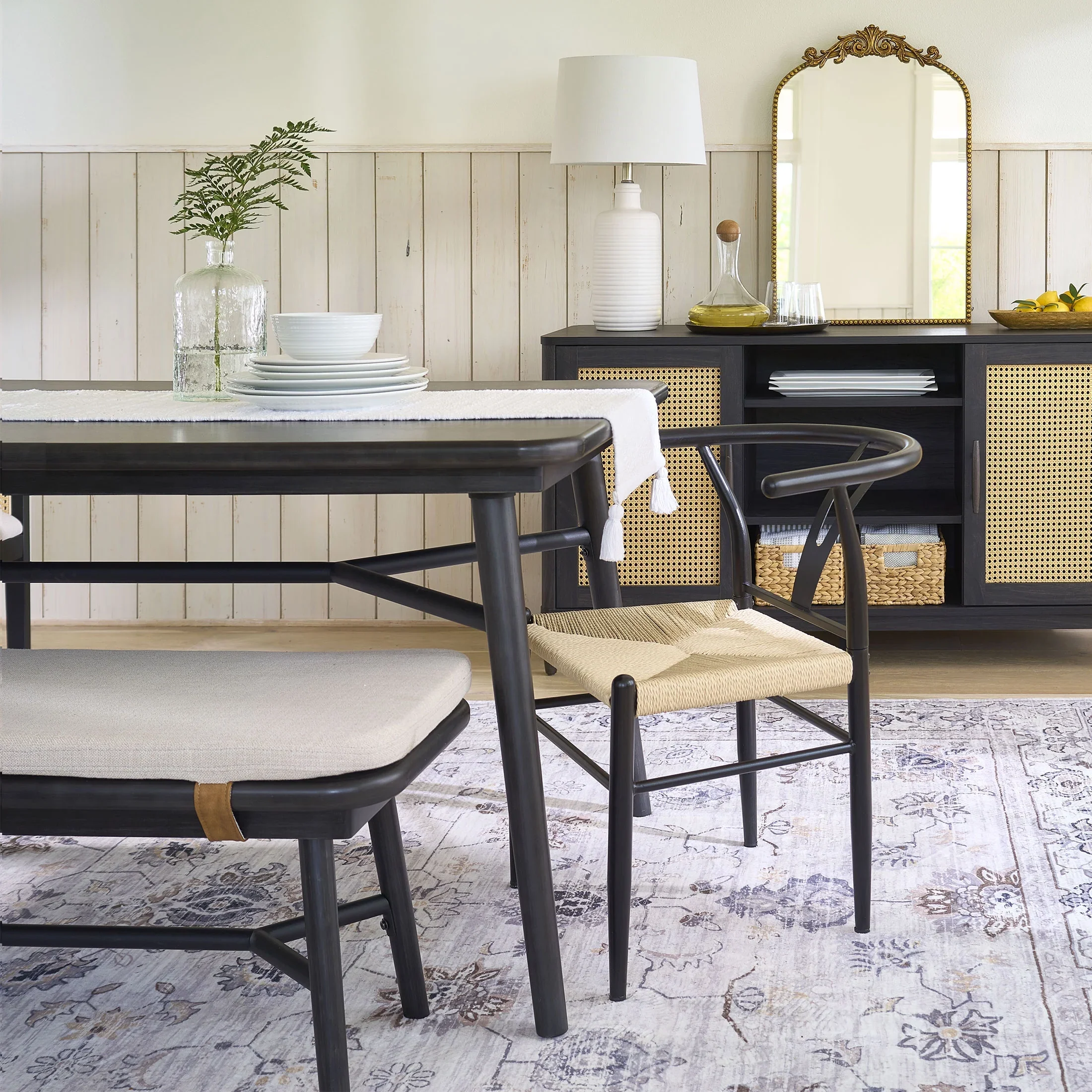 Better Homes & Gardens Springwood 59.5 Rectangle Dining Table, Natural Wood