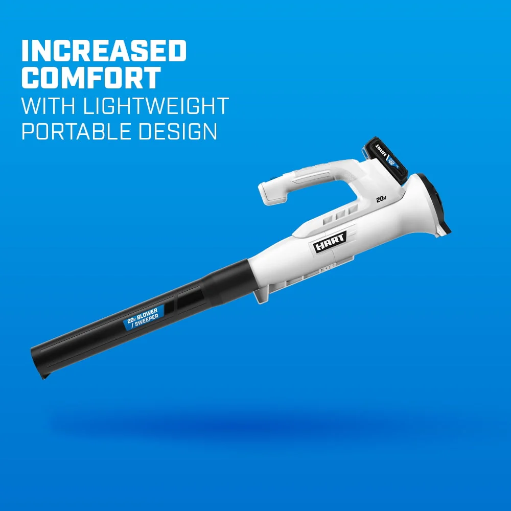 20 Volt 10 inch String Trimmer/Bazooka Leaf Blower Combo Kit, (1) 2 0Ah Lithium Ion Battery Image 3