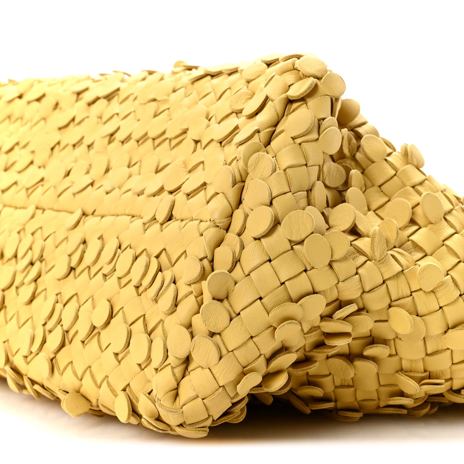Nappa Intrecciato Medium Paillettes Cabat Poussin