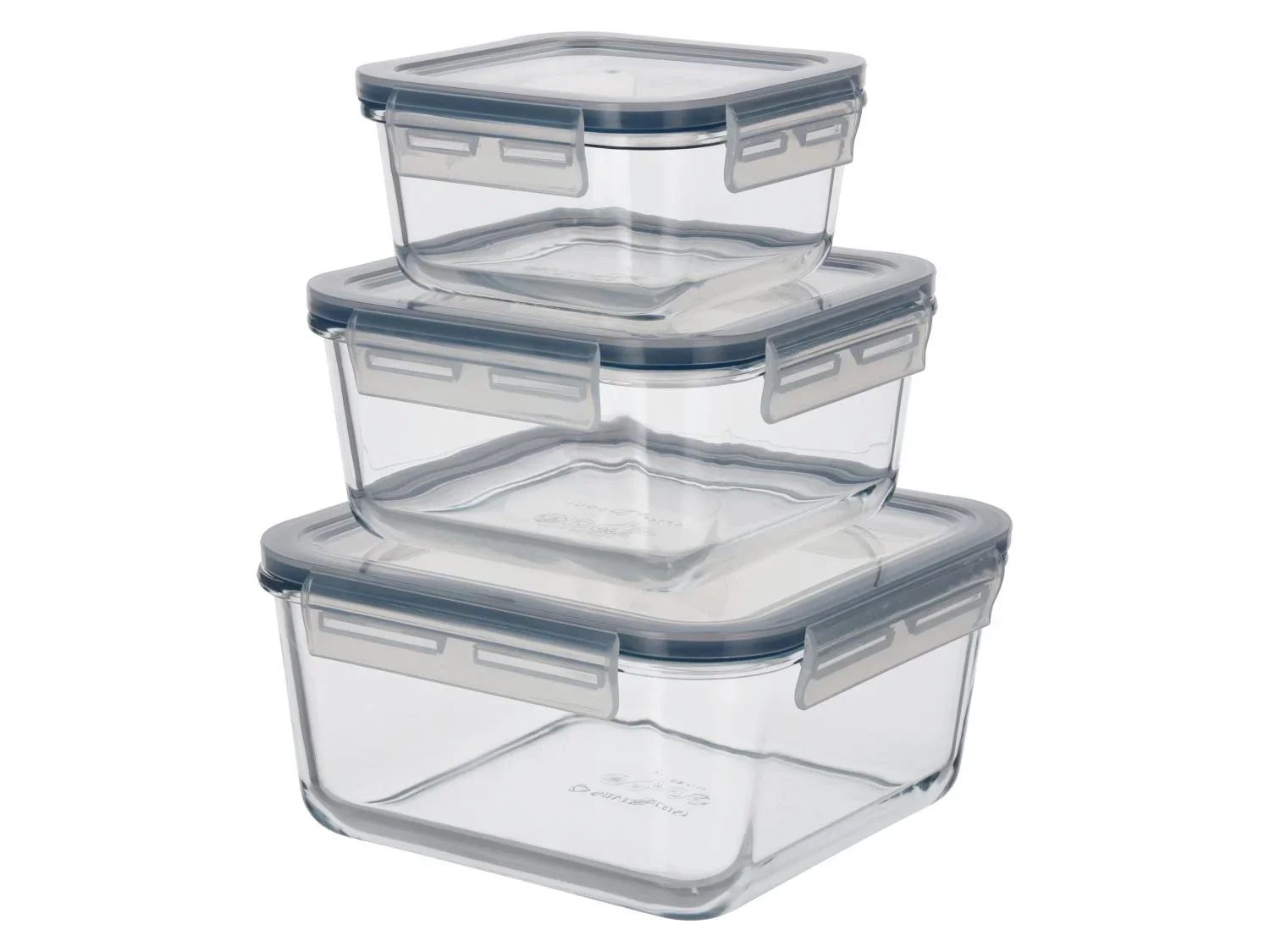 SILVERCREST Lot de 3 botes de conservation