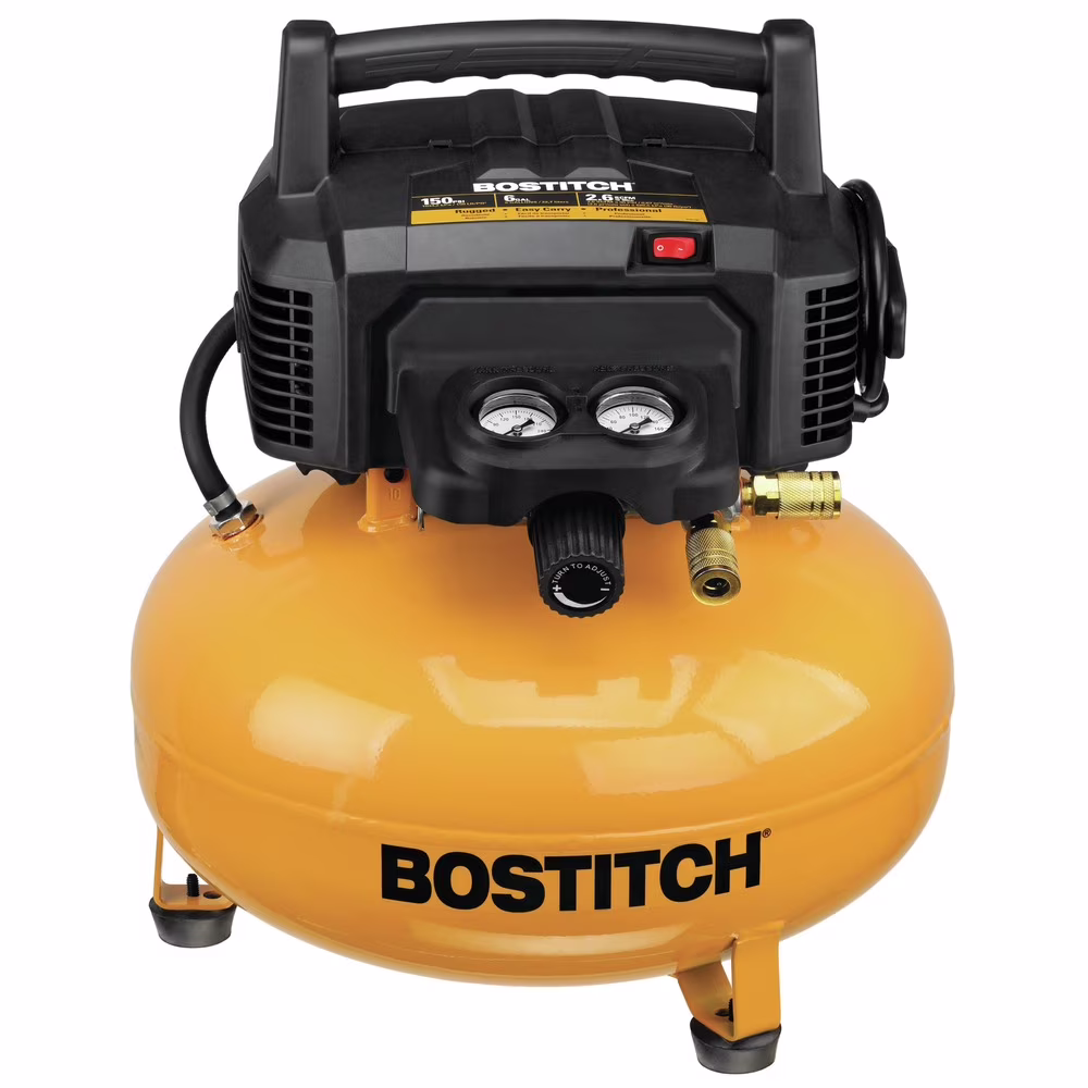 Bostitch BXCM02012 6 Gallon 150 PSI Electric Pancake Air Compressor