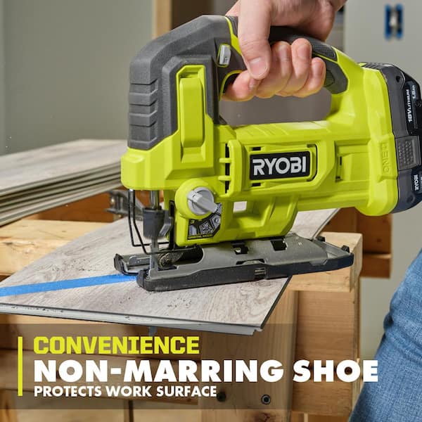 ONE+ 18V Cordless 2-Tool Combo Kit with 5 1/2 in. Circular Saw and Jig Saw (Tools Only) - Image 5