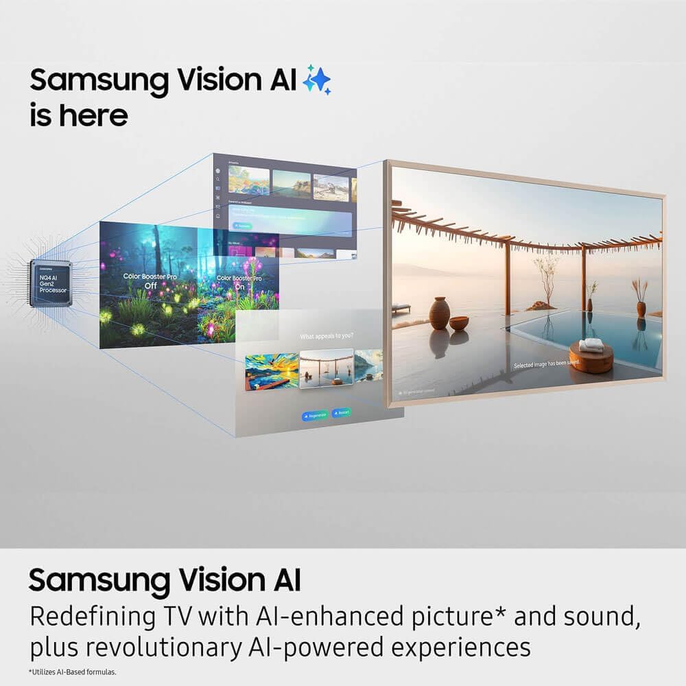 Samsung (Renewed) 55-in LS03D The Frame Lifestyle Smart TV - QN55LS03DAFXZA (2024)