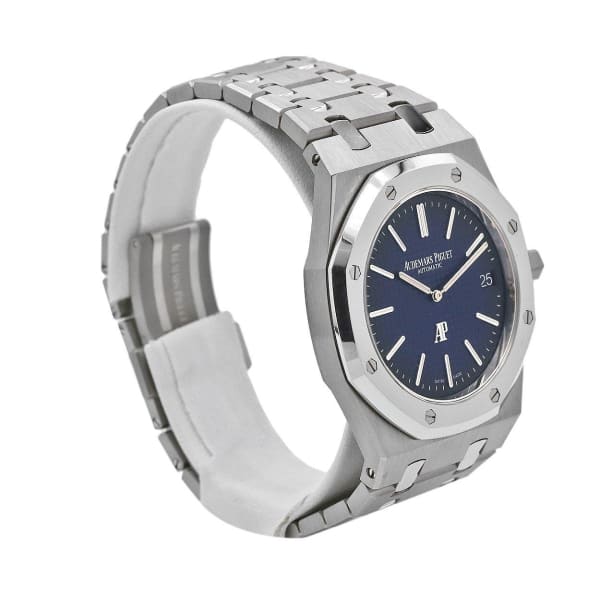 [Super Clone]Audemars Piguet Royal Oak Jumbo Extra-Thin, 39mm, Titanium, blue dial, 15202IP.OO.1240IP.01