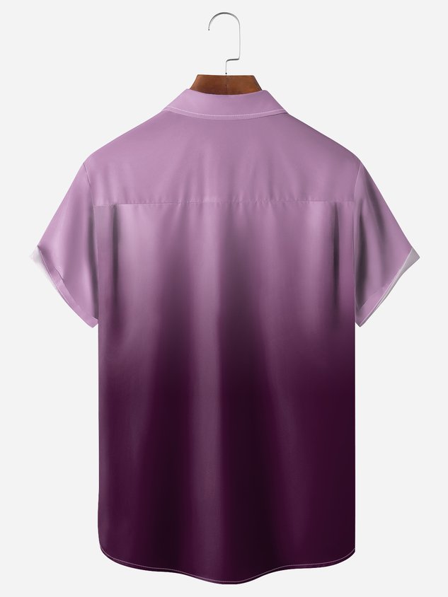 Chemise de bowling à manches courtes avec poche poitrine et potion magique de crâne d'Halloween
