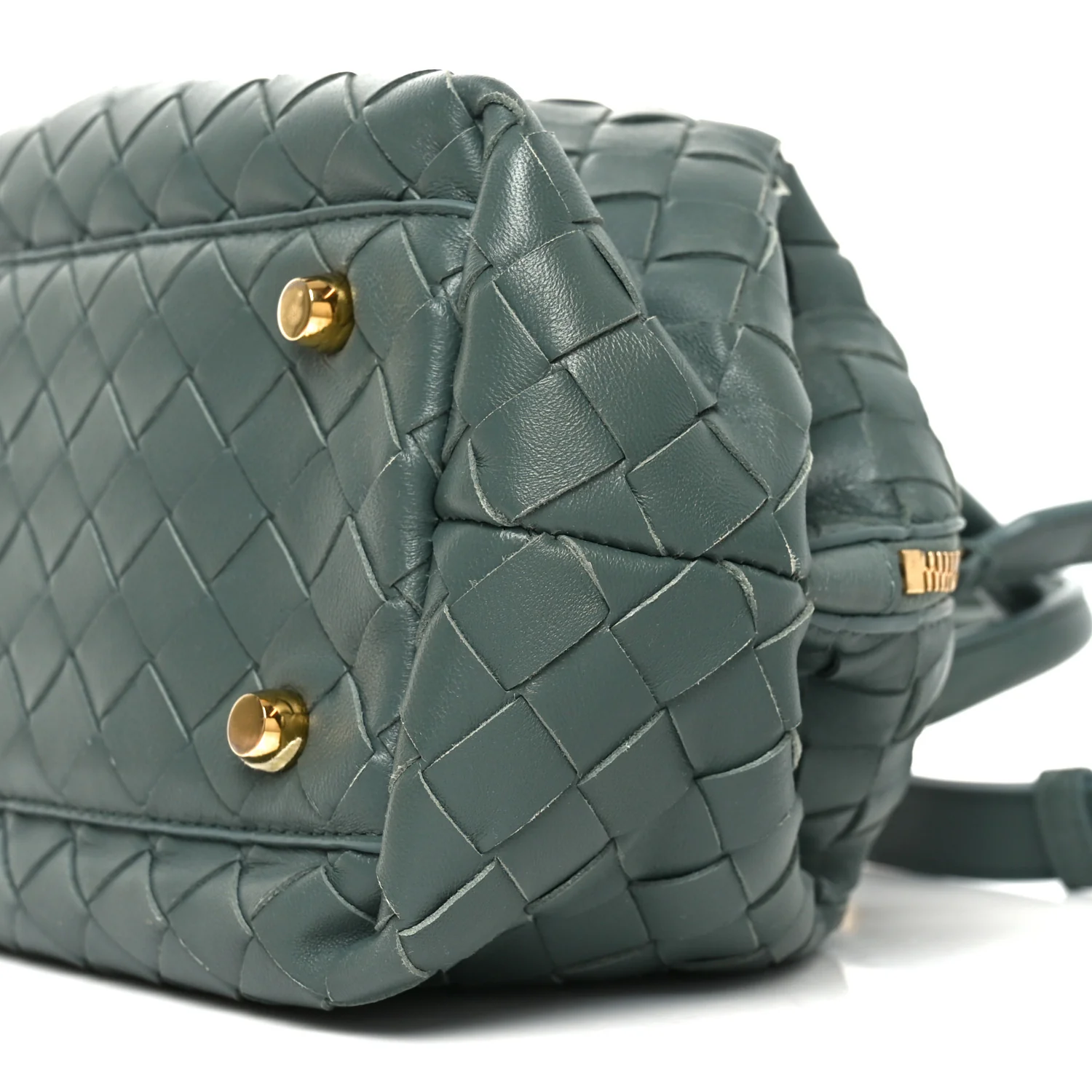 Nappa Intrecciato Bauletto Slate