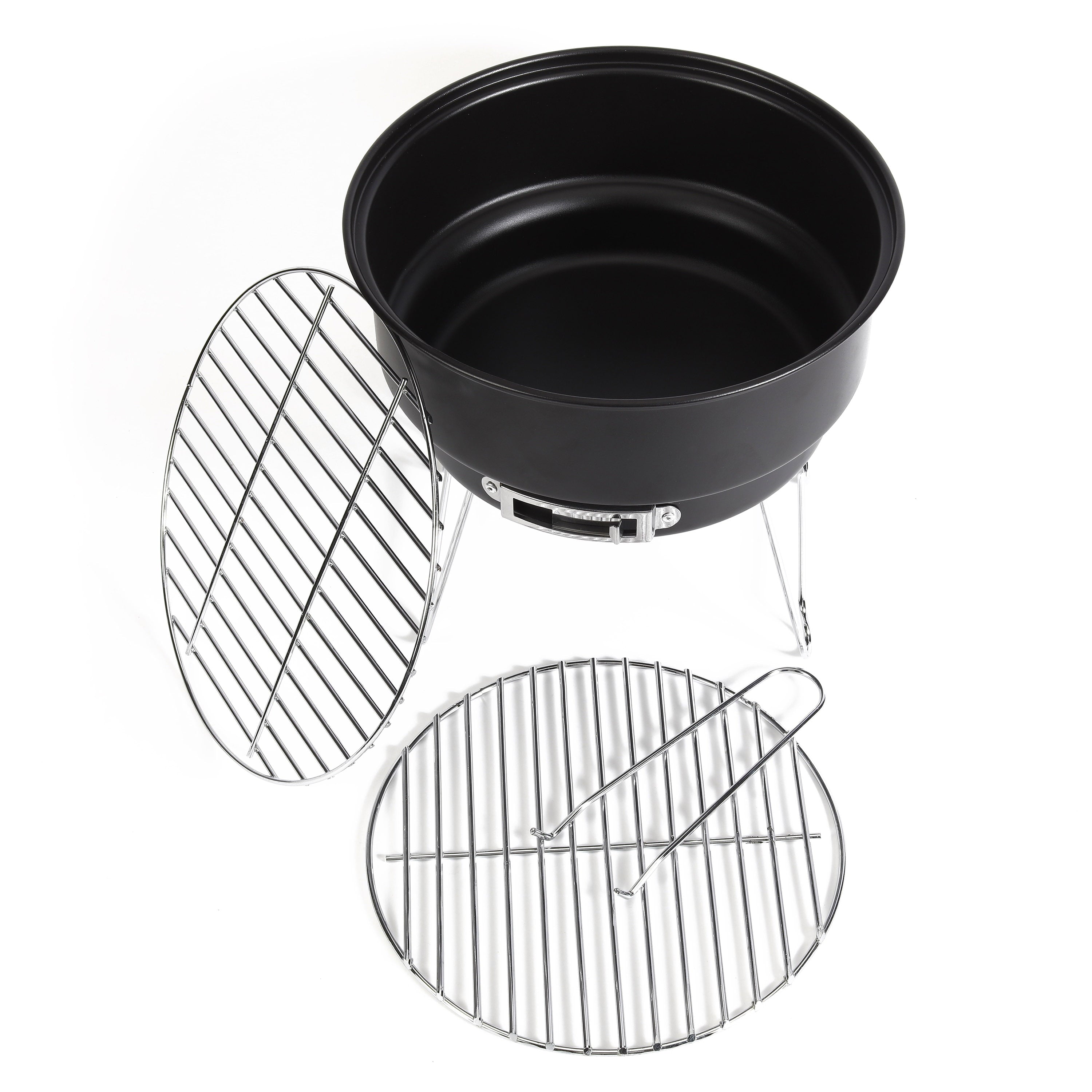 Trail 10 Steel Portable Camping Charcoal Grill. Model 31313