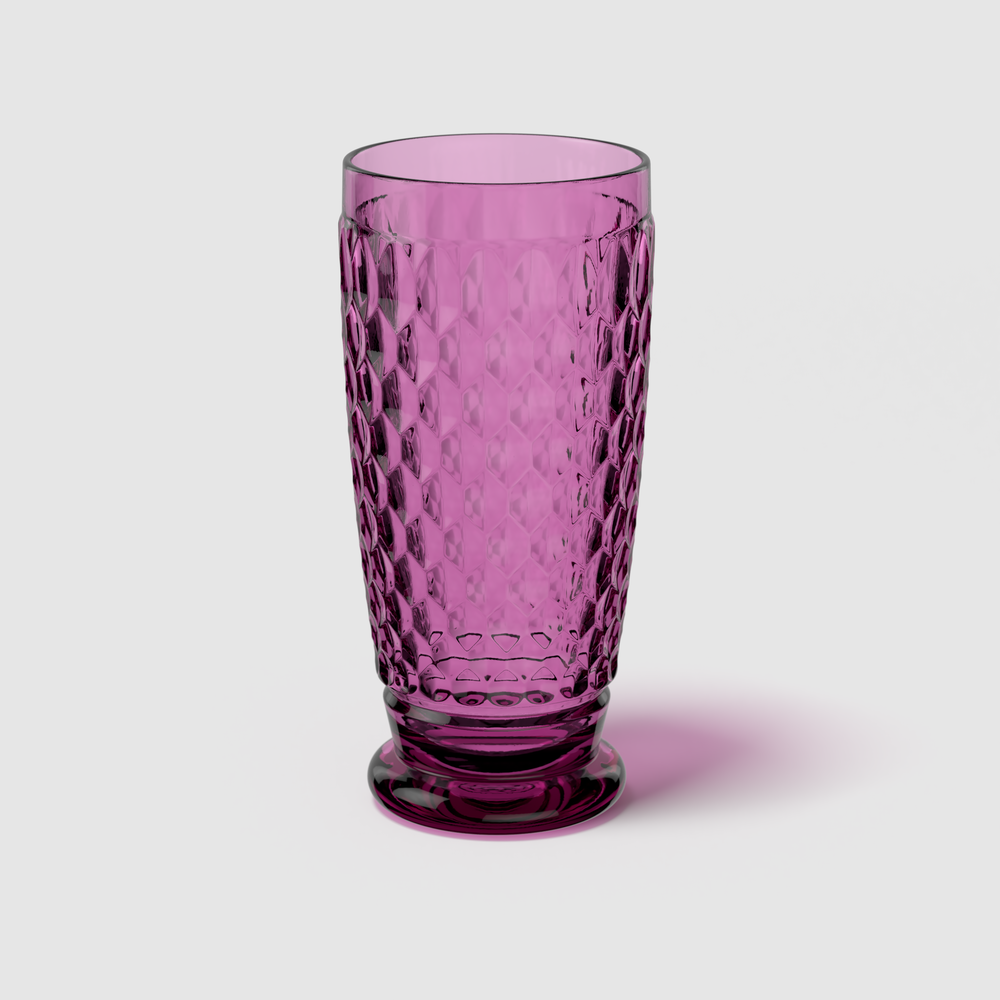 Boston Highball glass - Purple, 10.2 oz, crystal glass