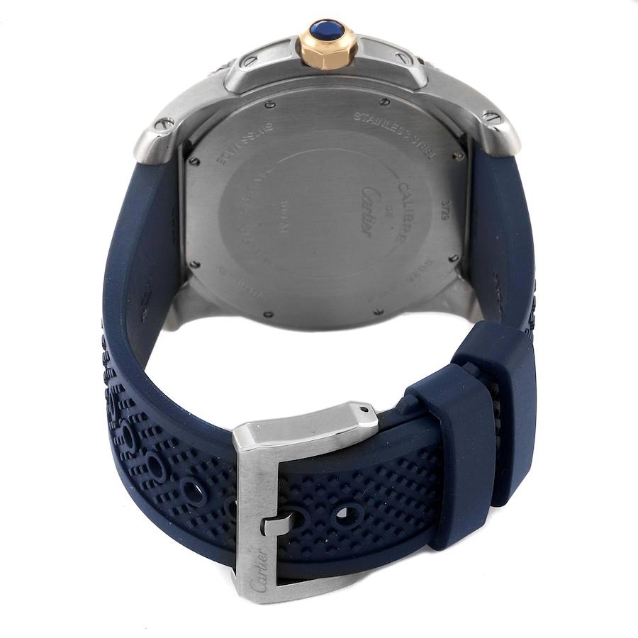 [Super Clone]CALIBRE ROSE GOLD MIX BLUE 42mm