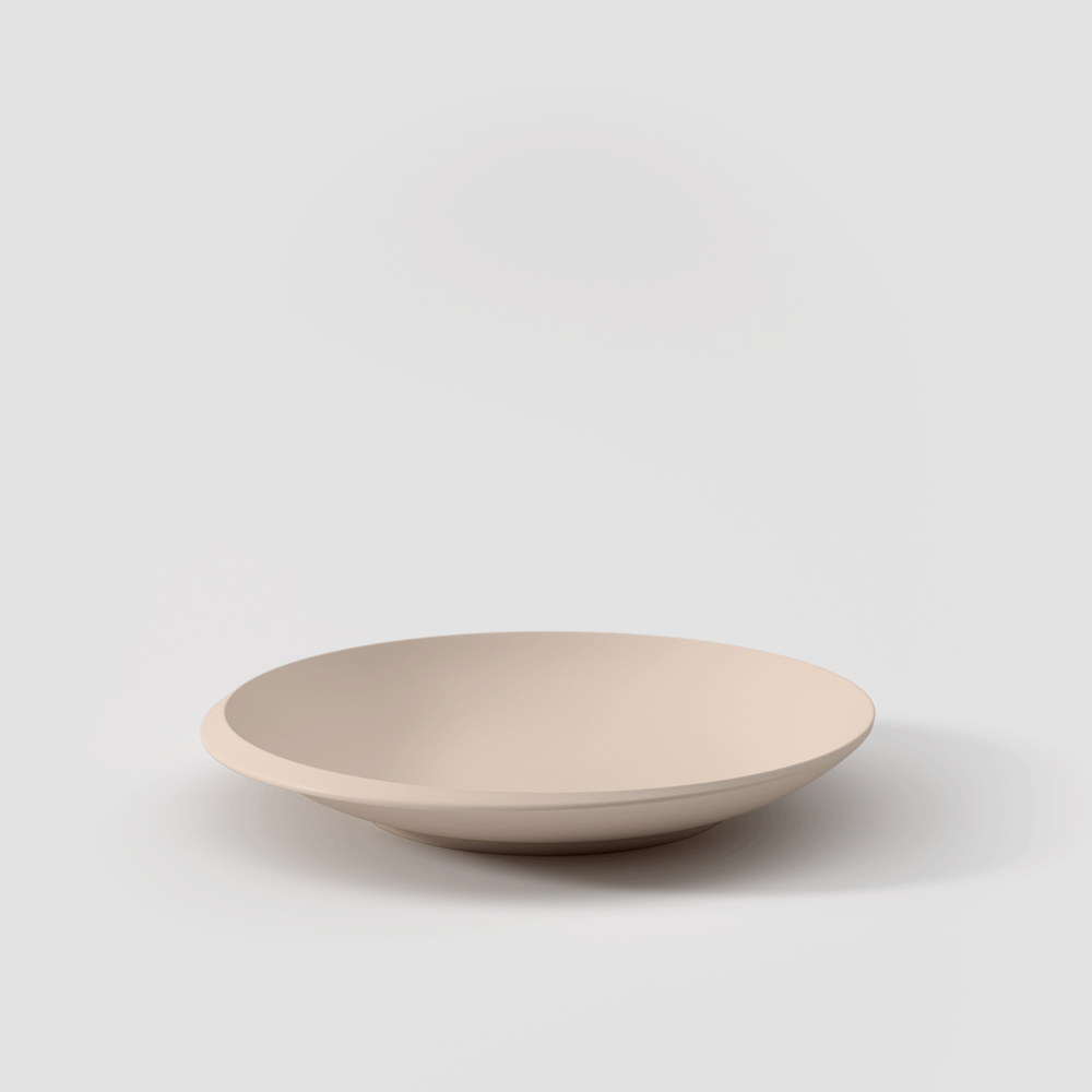 NewMoon Bowl - Beige, 10.9 oz, Premium Porcelain