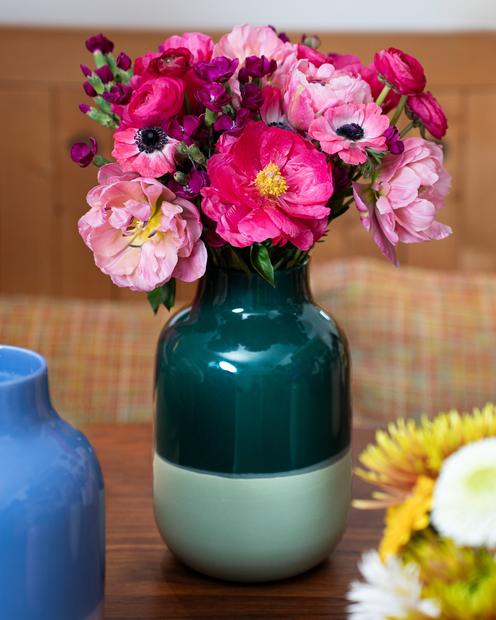 NUNO - VASE L DARK SAGE GREEN