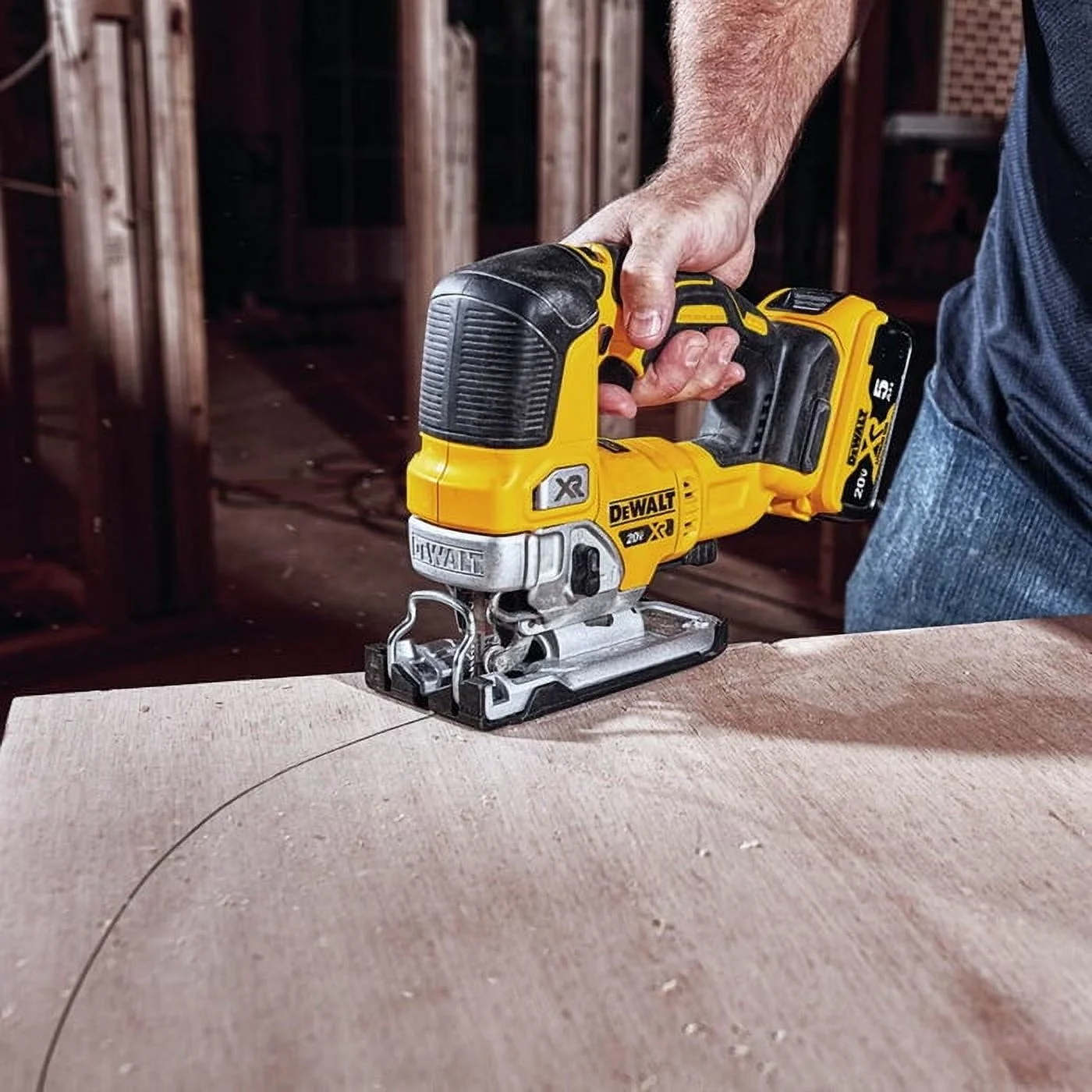 20V MAX XR Cordless Jig Saw DCS334B, 3,200 Blade Speed, Brushless Motor, LED Light (Bare Tool Only)(1) Image 6
