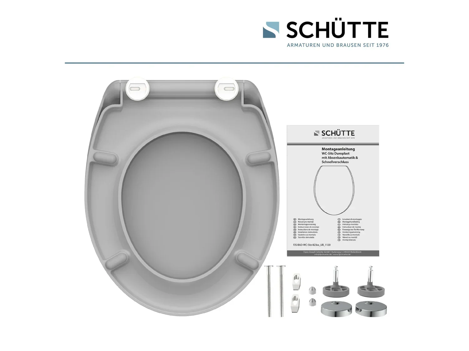 Schtte Abattant WC, avec fermeture en douceur