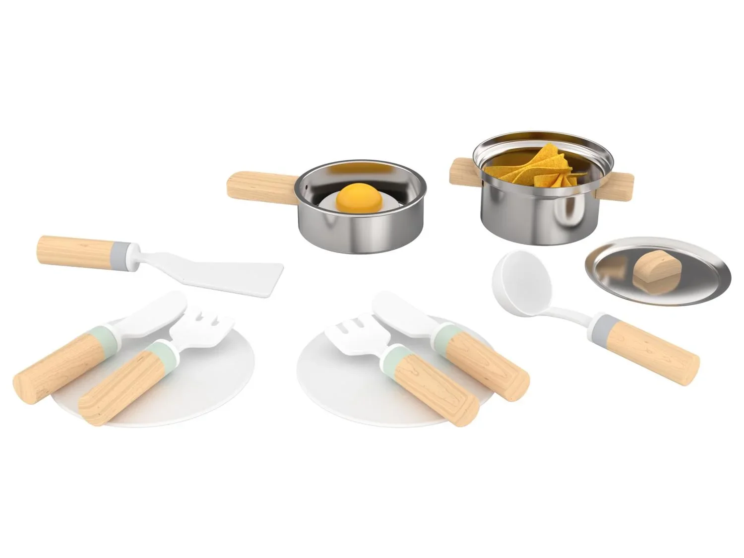 Playtive Set d'accessoires de cuisine en bois
