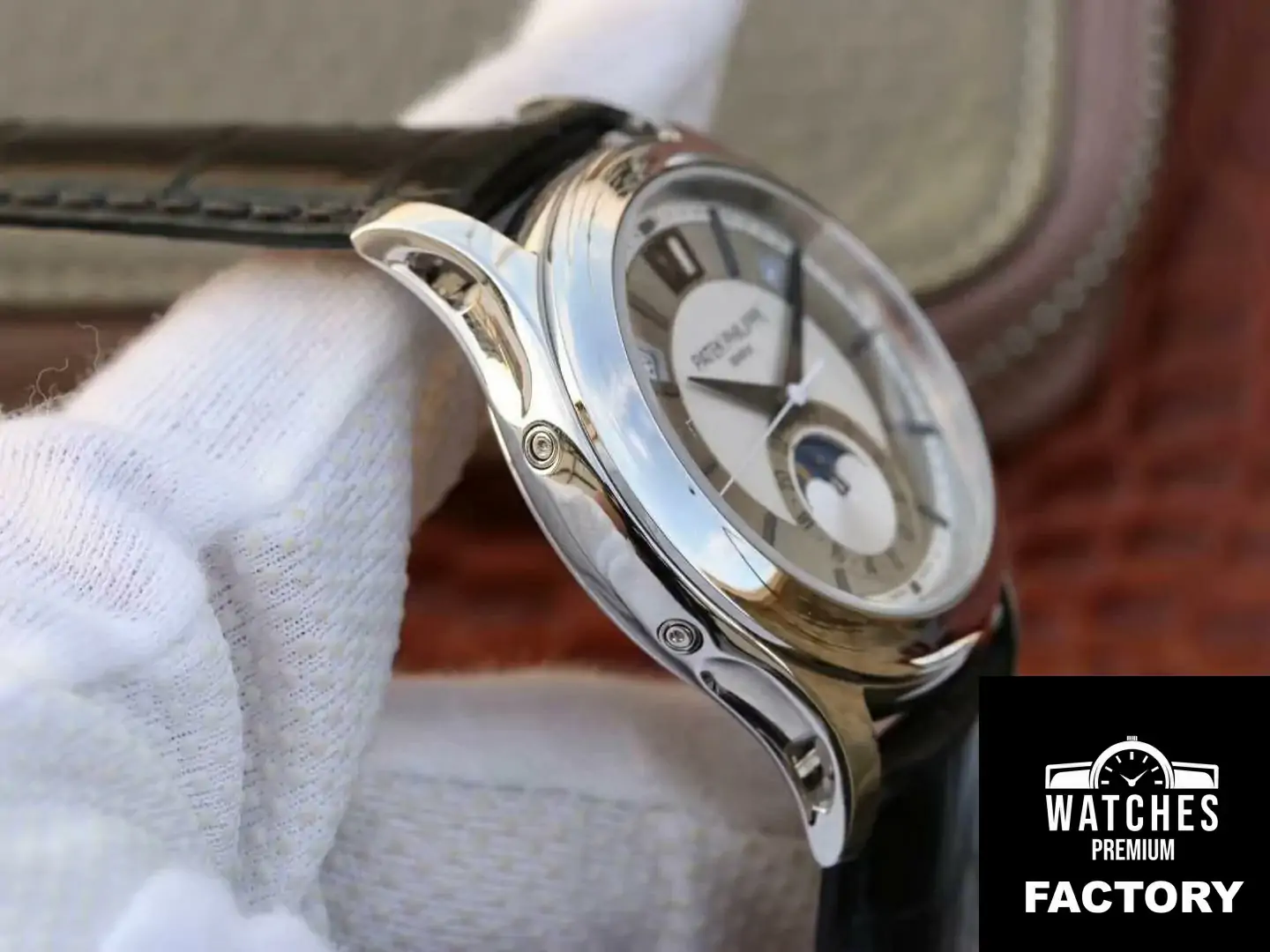 Patek Philippe Annual Calendar 5205G-001 Rhodium Dial