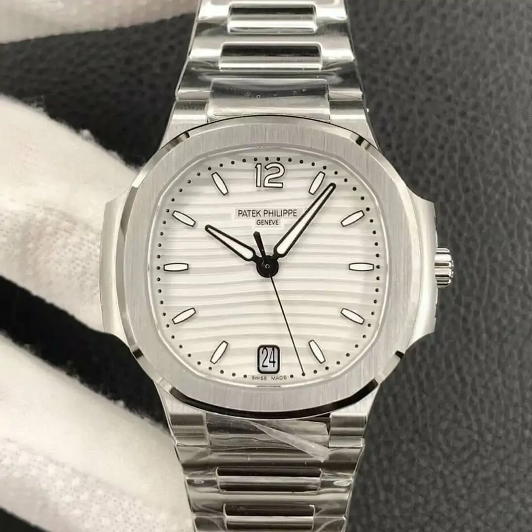 Patek Philippe Nautilus Ladies 7118 / 1A-010 3K Factory White Dial