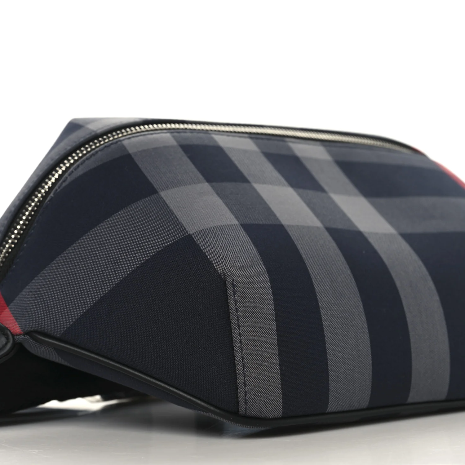 House Check Sonny Bum Bag Navy Grey