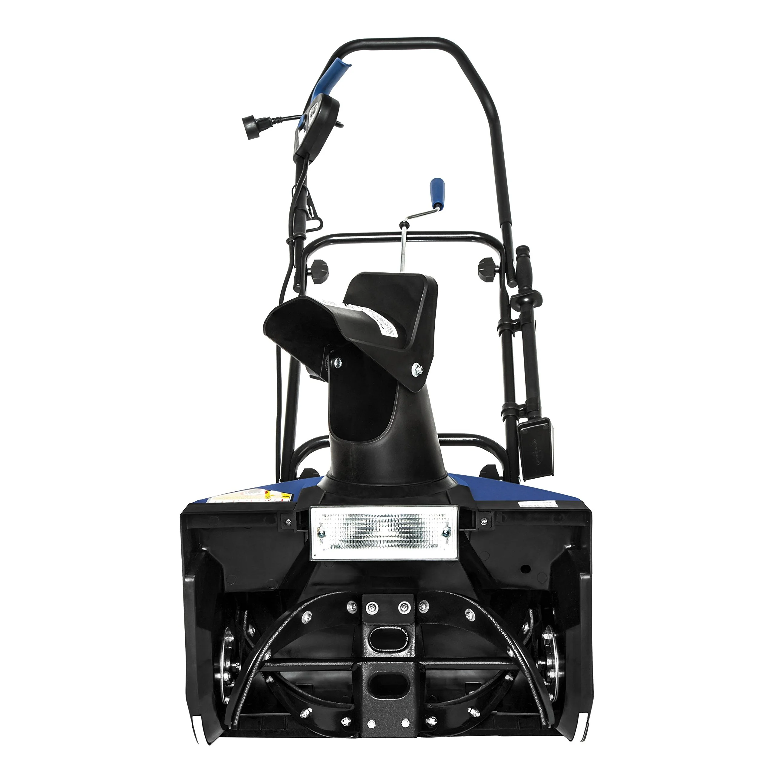 Restored SJ623E 18-Inch 15-Amp Electric Single Stage Snow Thrower w/Headlights, Blue Clearing Width, Motor (Refurbished) - Image 4