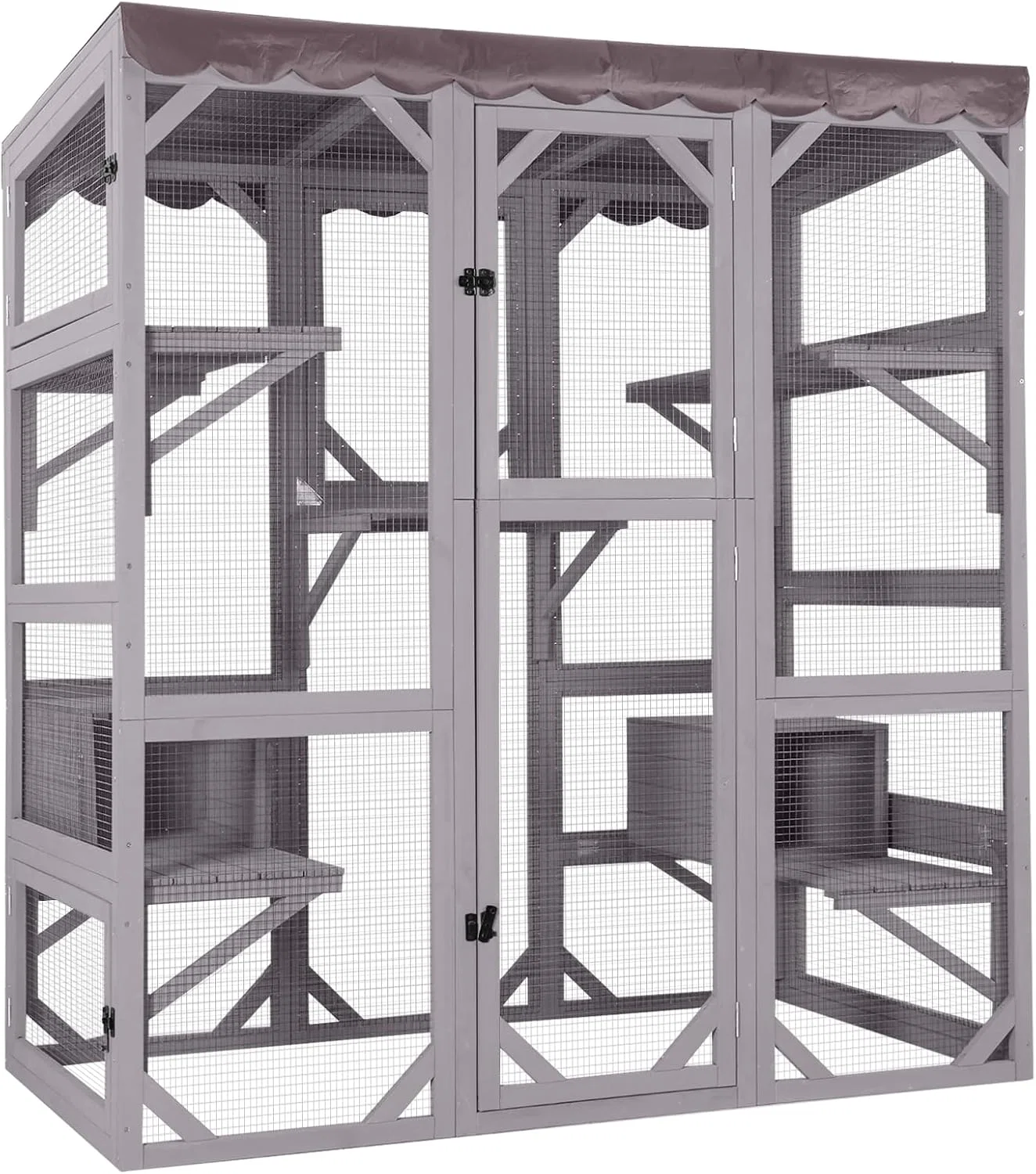 Large Walk-In Outdoor Cat Enclosure