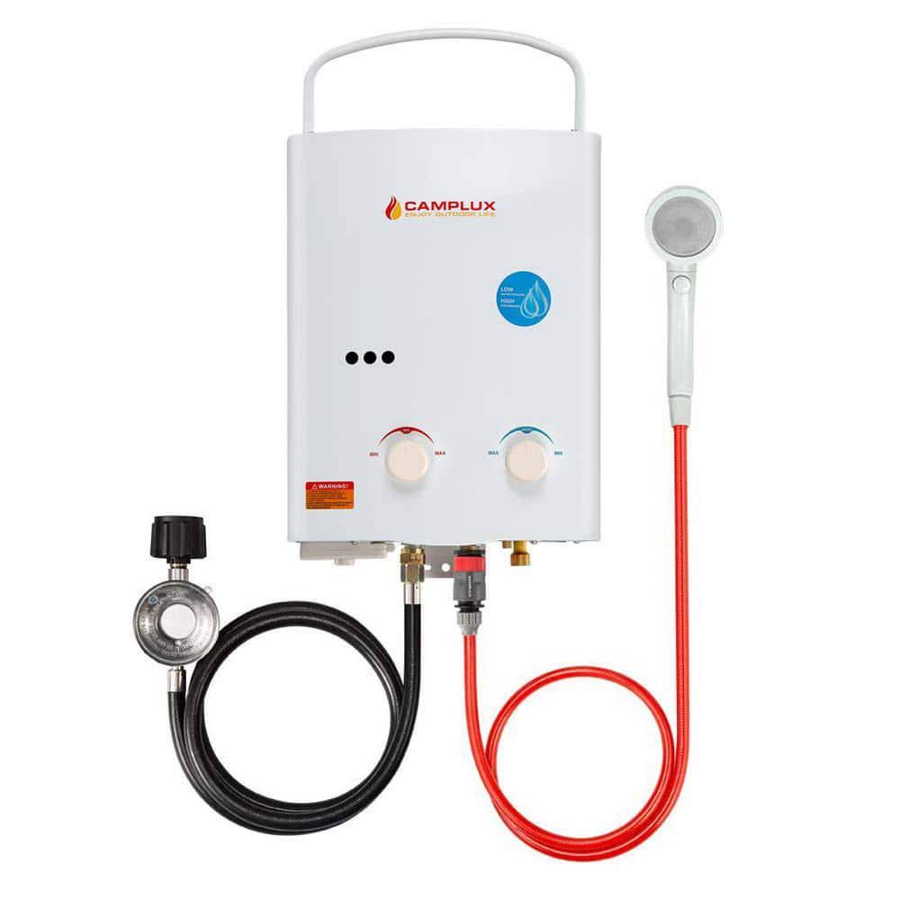 Camplux 5L 1.32 GPM Outdoor Portable Propane GAS Tankless Water Heater