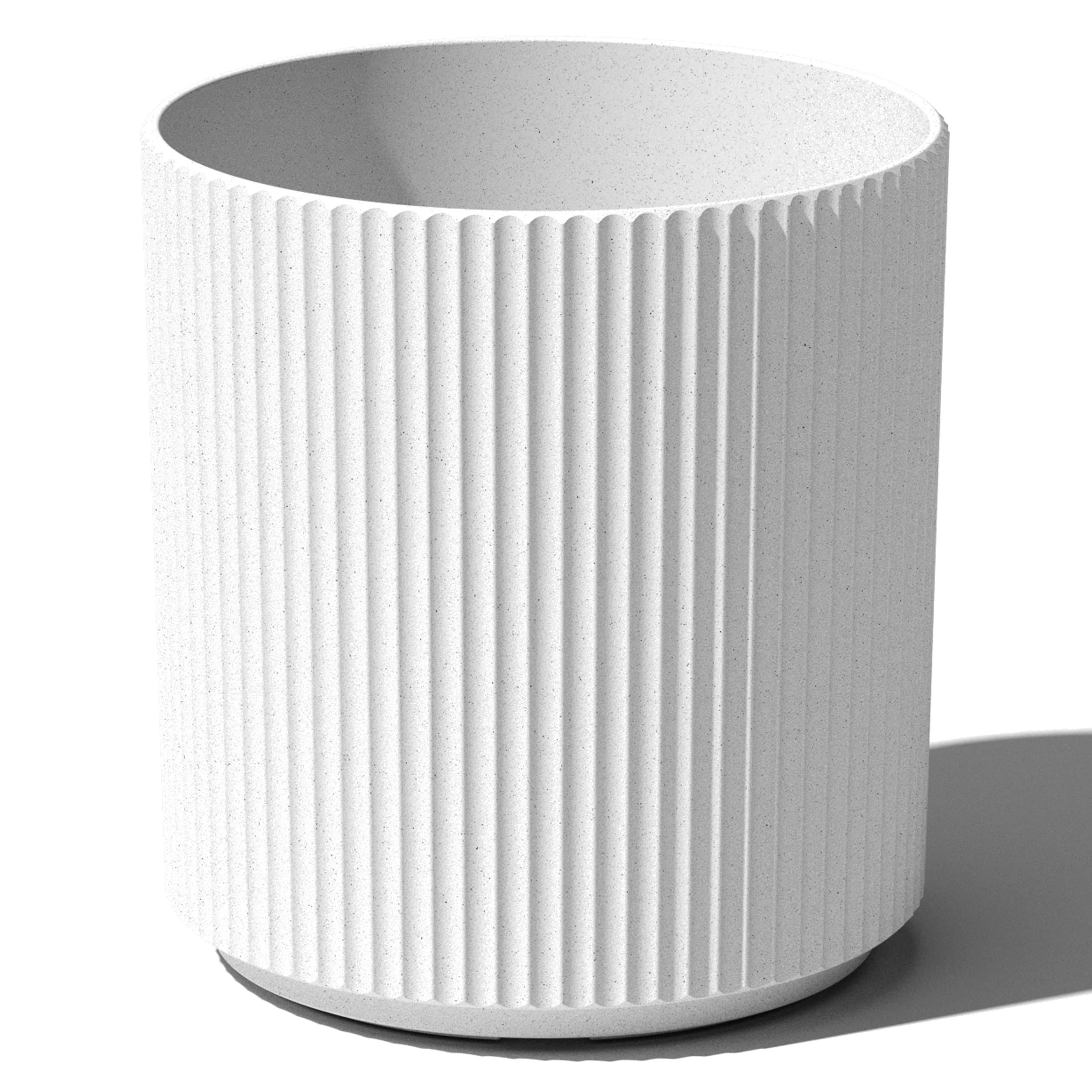 Veradek Mason Series Demi 20 inch Planter White