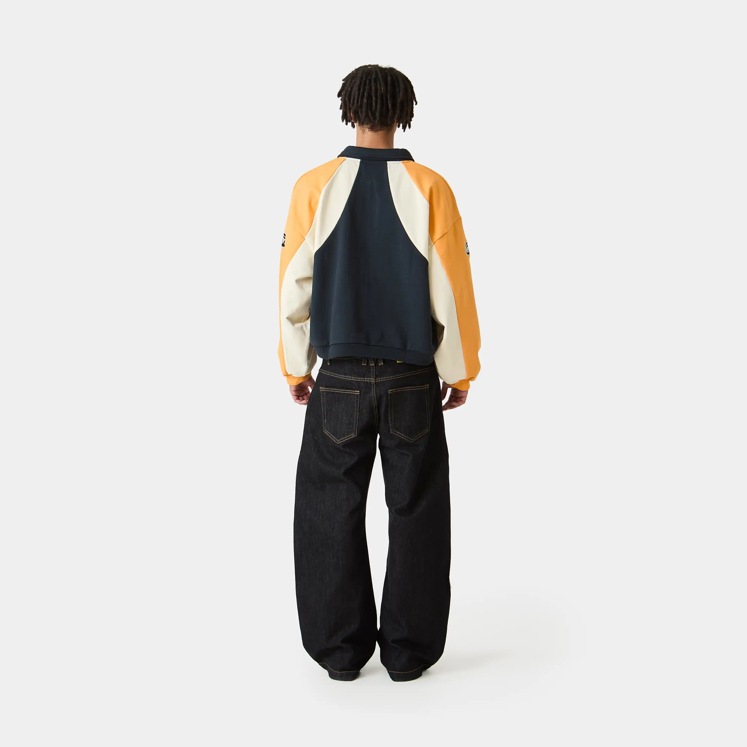 Tipton Tangerine Polo Crewneck