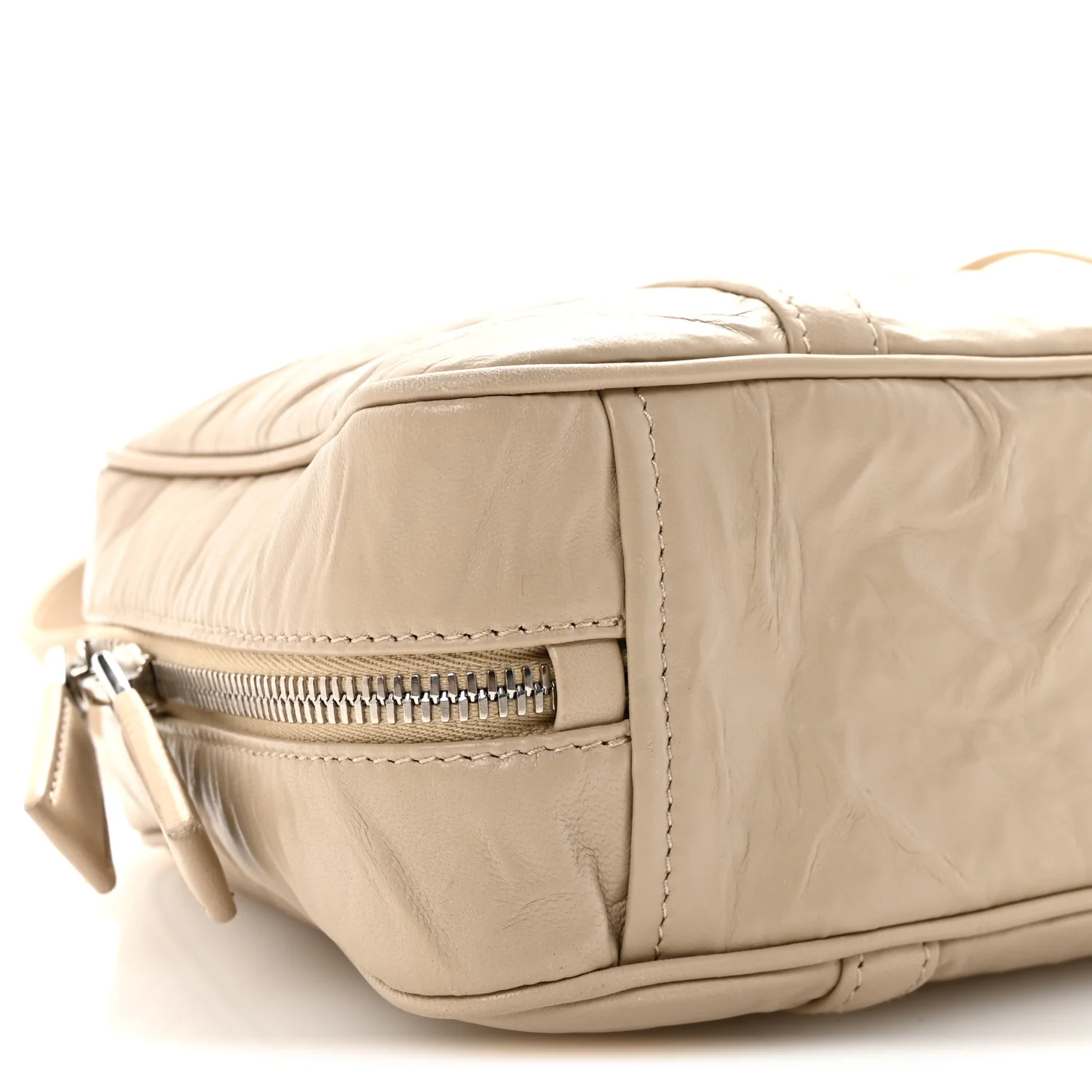 Nappa Antique Medium Re-Edition 2001 Two Handle Bag Deserto
