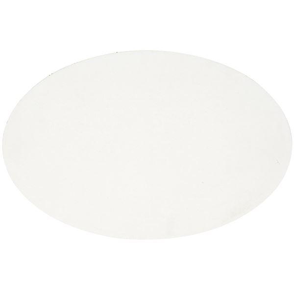 Kuvertbrikke PVC 43,5x28,5 cm oval hvit