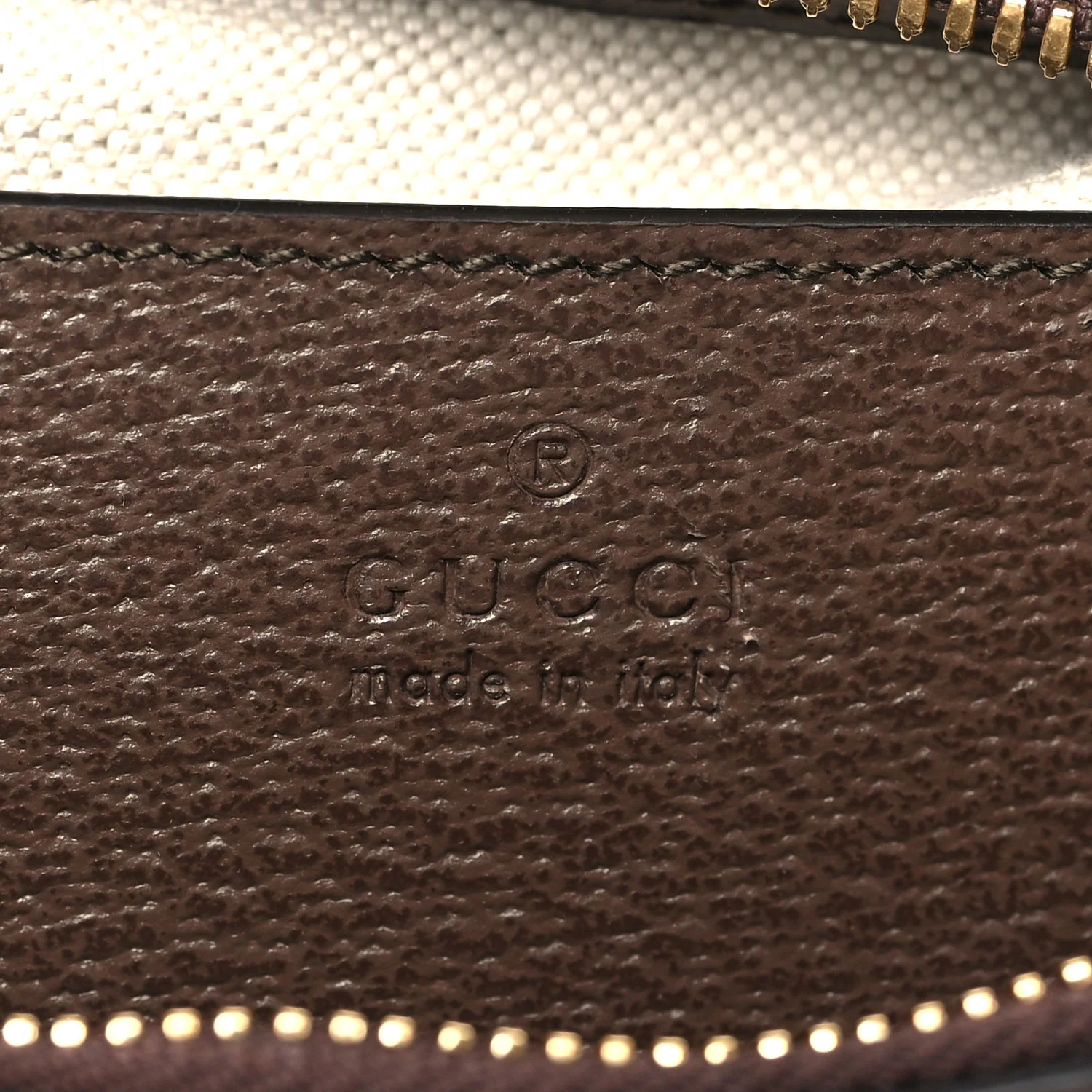 GG Supreme Monogram Textured Dollar Calfskin Web Small Ophidia GG Handbag Beige Ebony New Acero
