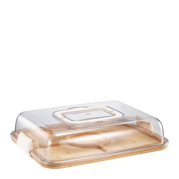 Daily Use serveringsfat med lokk 39x29 cm bambus