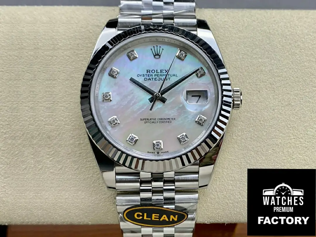 Rolex Datejust M126334-0020 Clean Factory Diamond-set Dial