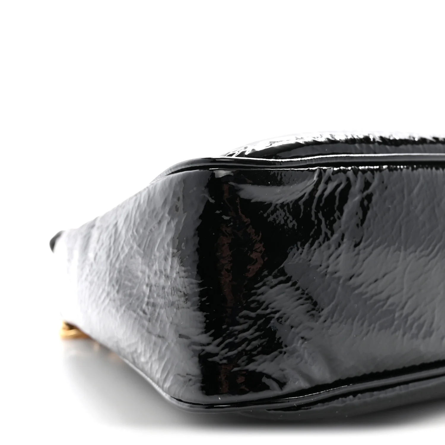 Patent Naplak Re-Edition 2005 Shoulder Bag Black