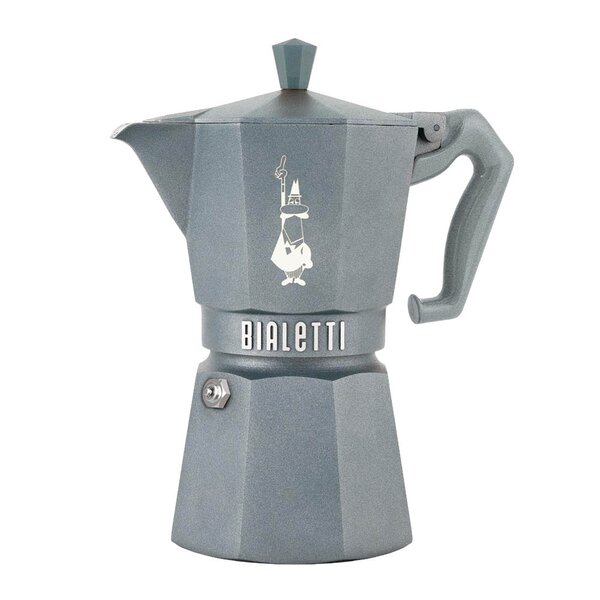 Exclusive espressokanne 6 kopper 27 cl grå