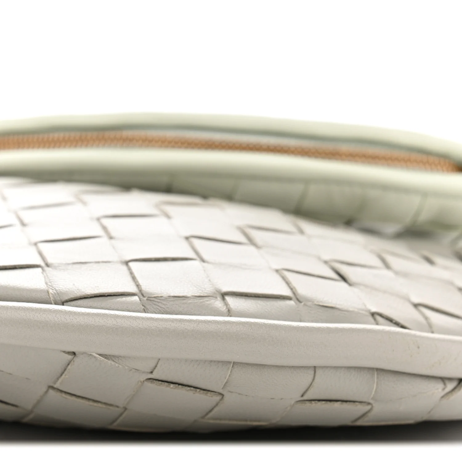 Nappa Intrecciato Small Gemelli Agate Grey Glacier